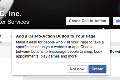 Facebook Introduces Call to Action Button for Businesses